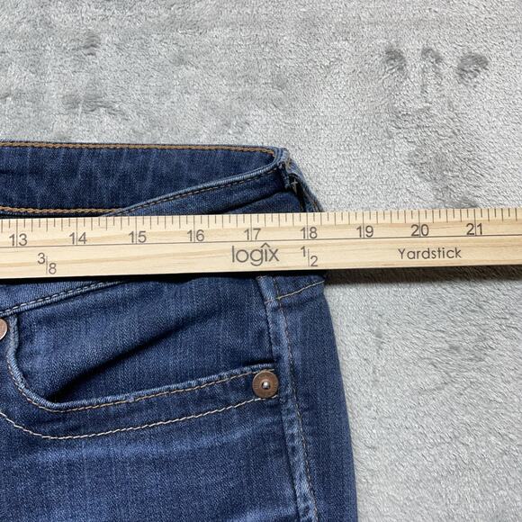 Big Star Jeans Womens 32 Blue Maddie Boot Cut Stretch Distressed Denim -READ- - Picture 11 of 13